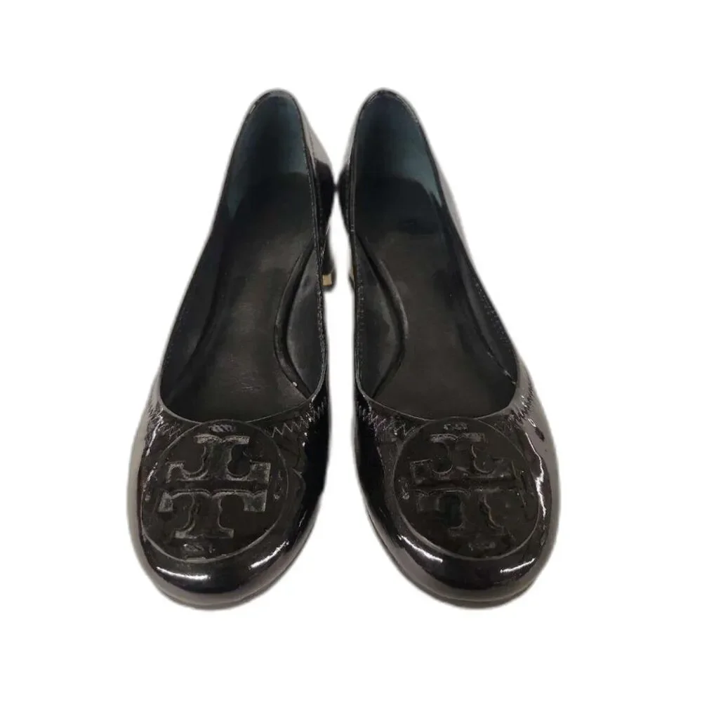 Tory Burch Women's Black Heels Size Measured: 9.5 in